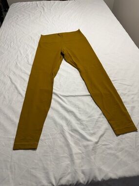 lululemon athletica Mustard Yellow Leggings